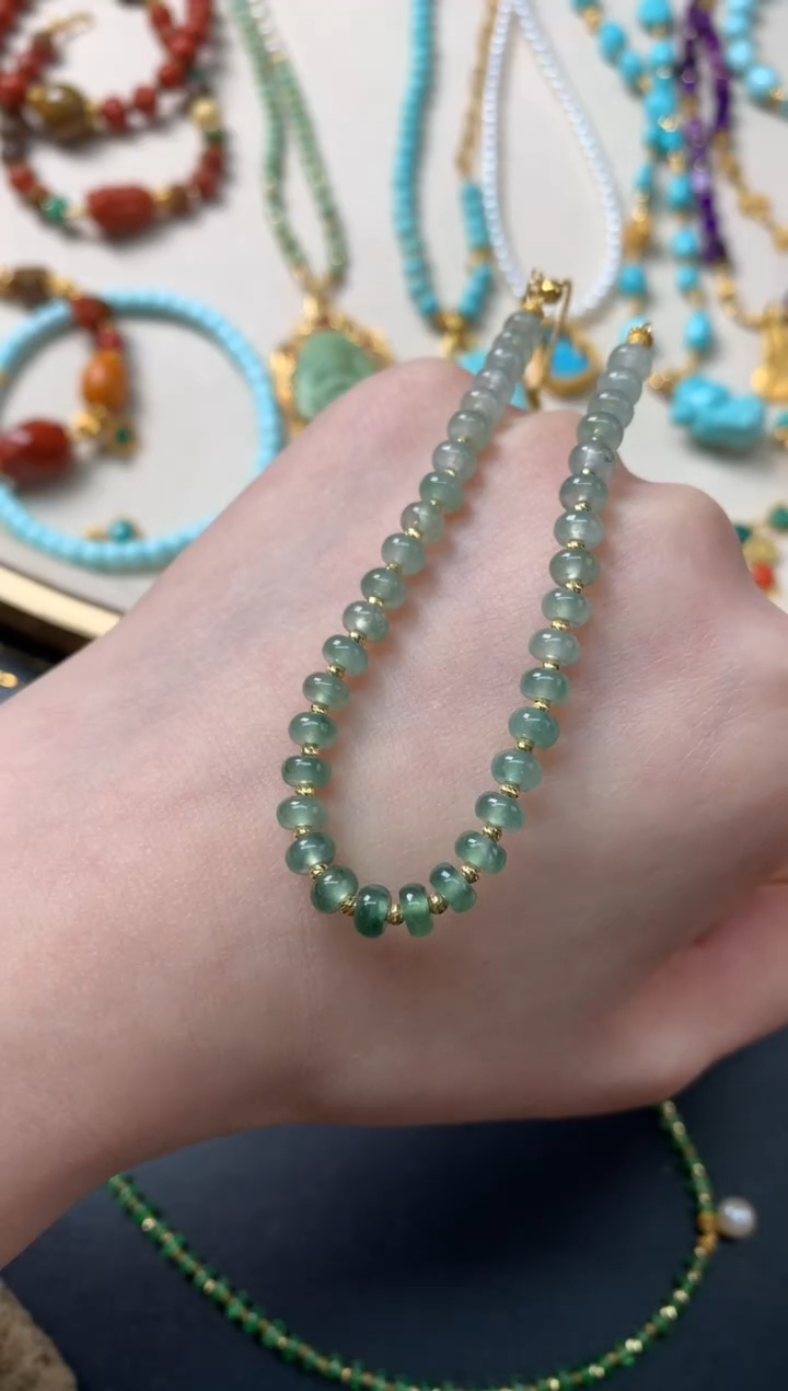 【闪购商品】翡翠手串未镶嵌Z110|1680