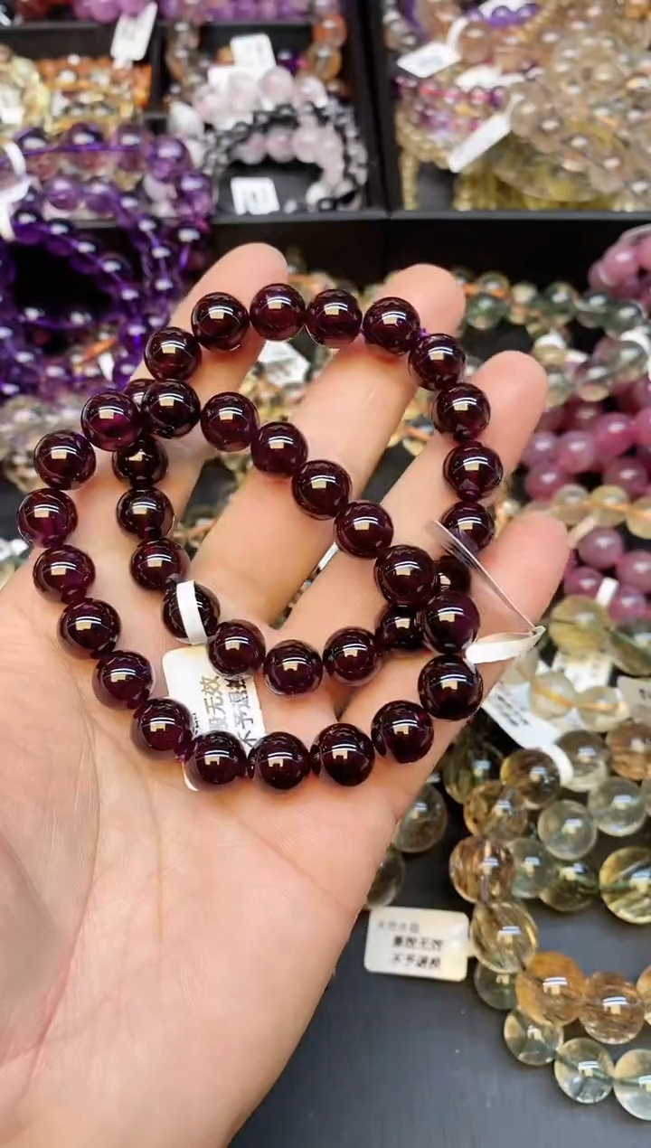 【闪购商品】石榴石手链未镶嵌A106 石榴石 多样性发其一