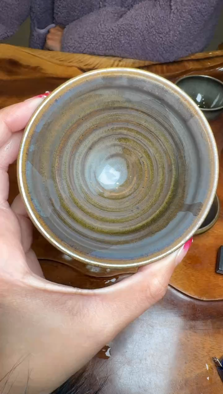 【闪购商品】茶盏许杰龙窑柴烧82