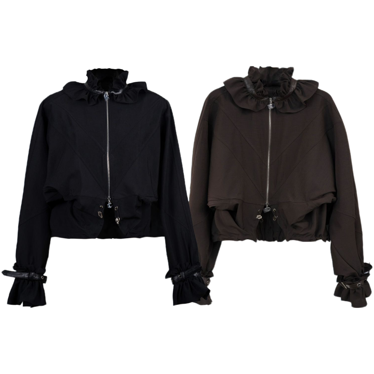 【XSY】极致代码25早秋百搭短外套抽绳夹克运动设计感宫廷风