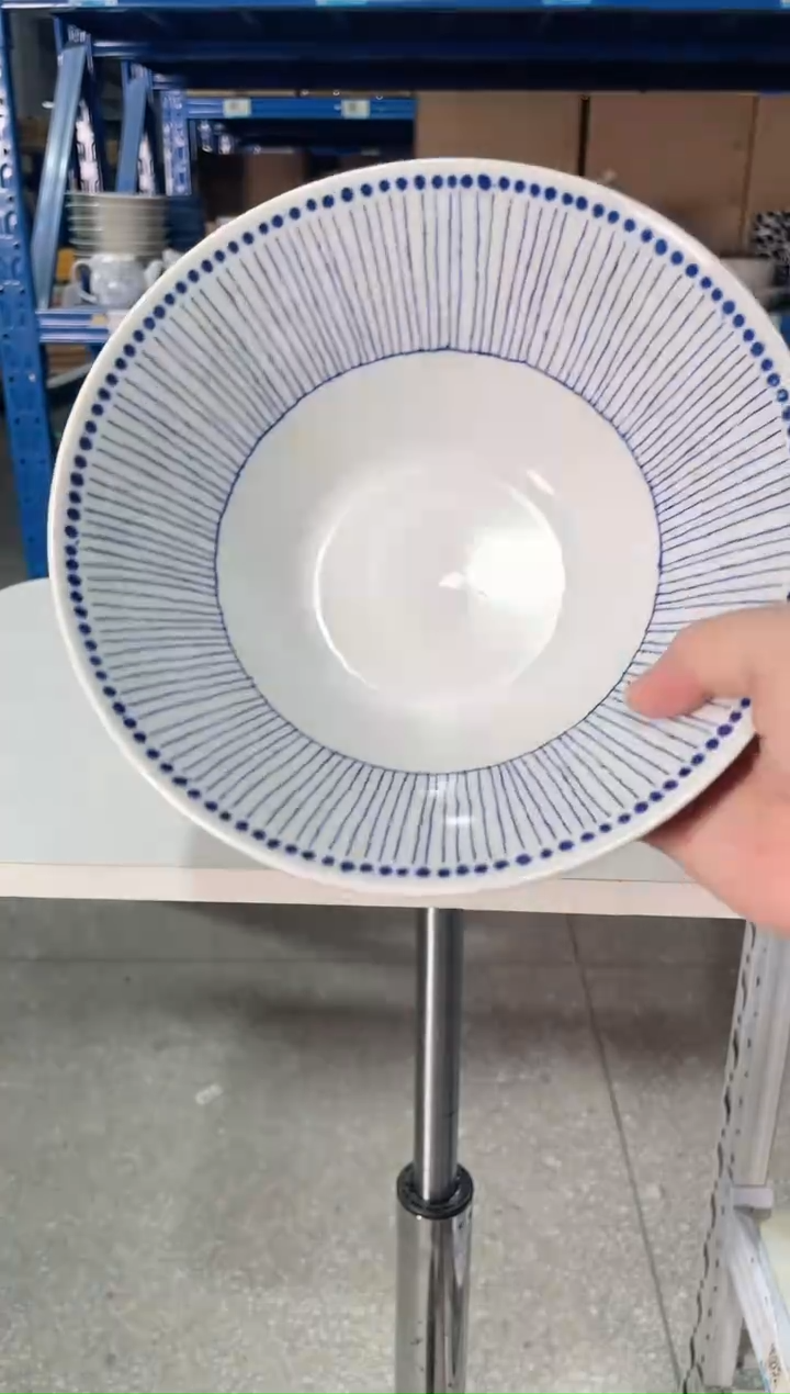 陶瓷苍十草深钵20.5CM*7.5CM