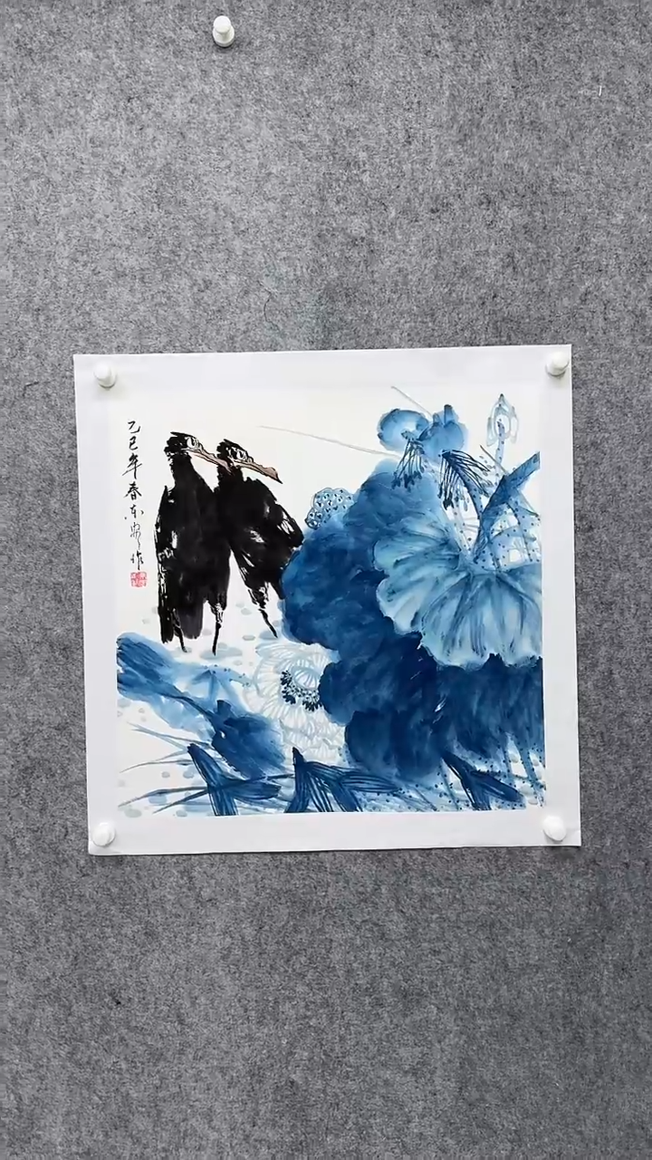 【闪购商品】绘画梁东安手绘国画