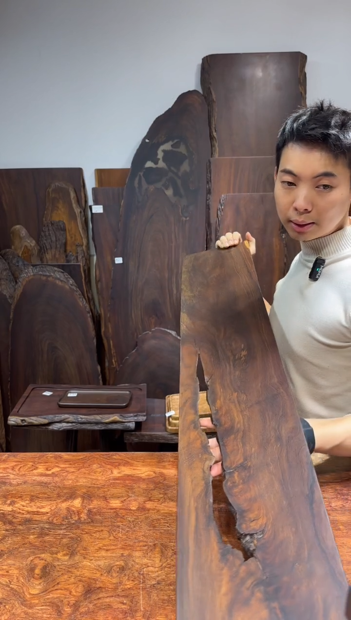 风车木（黑檀木）尺寸106*20*2编号877