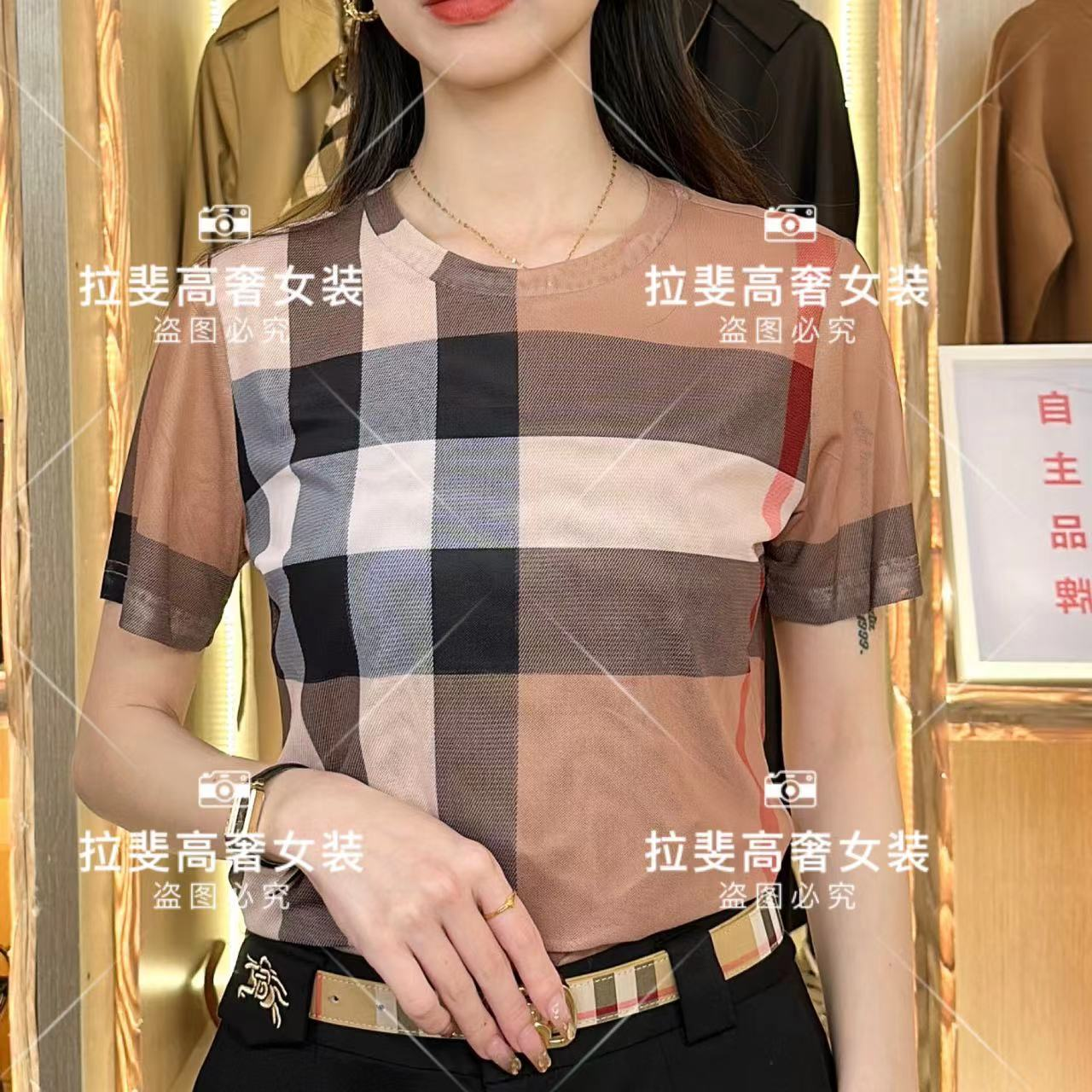 梵克-Van K 经典网纱T袖短袖