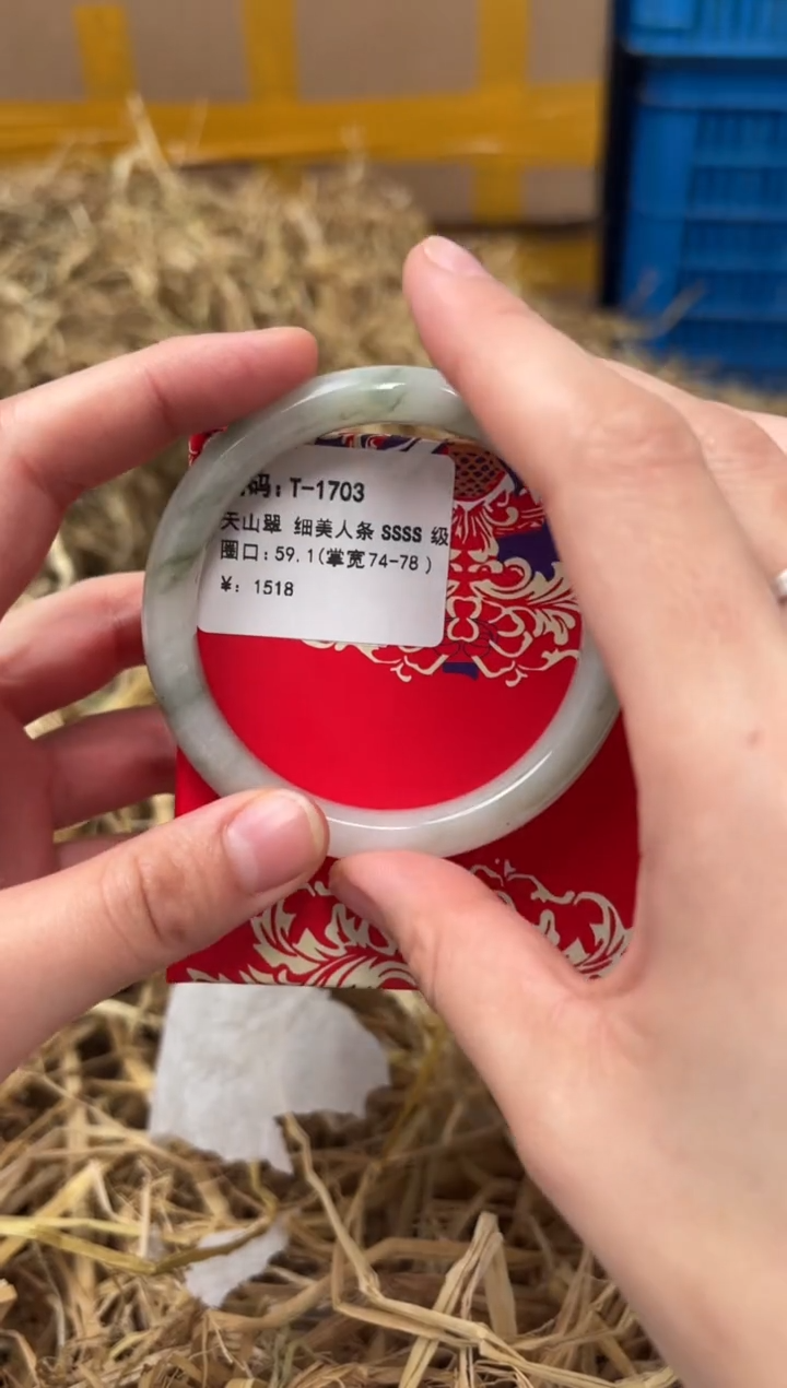 未镶嵌手镯石英质玉T-1703