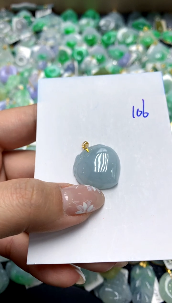 【闪购商品】翡翠颈饰18K金镶嵌111111111111111111