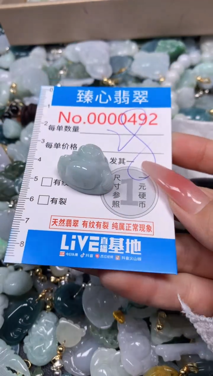 【闪购商品】翡翠颈饰未镶嵌含绳000492