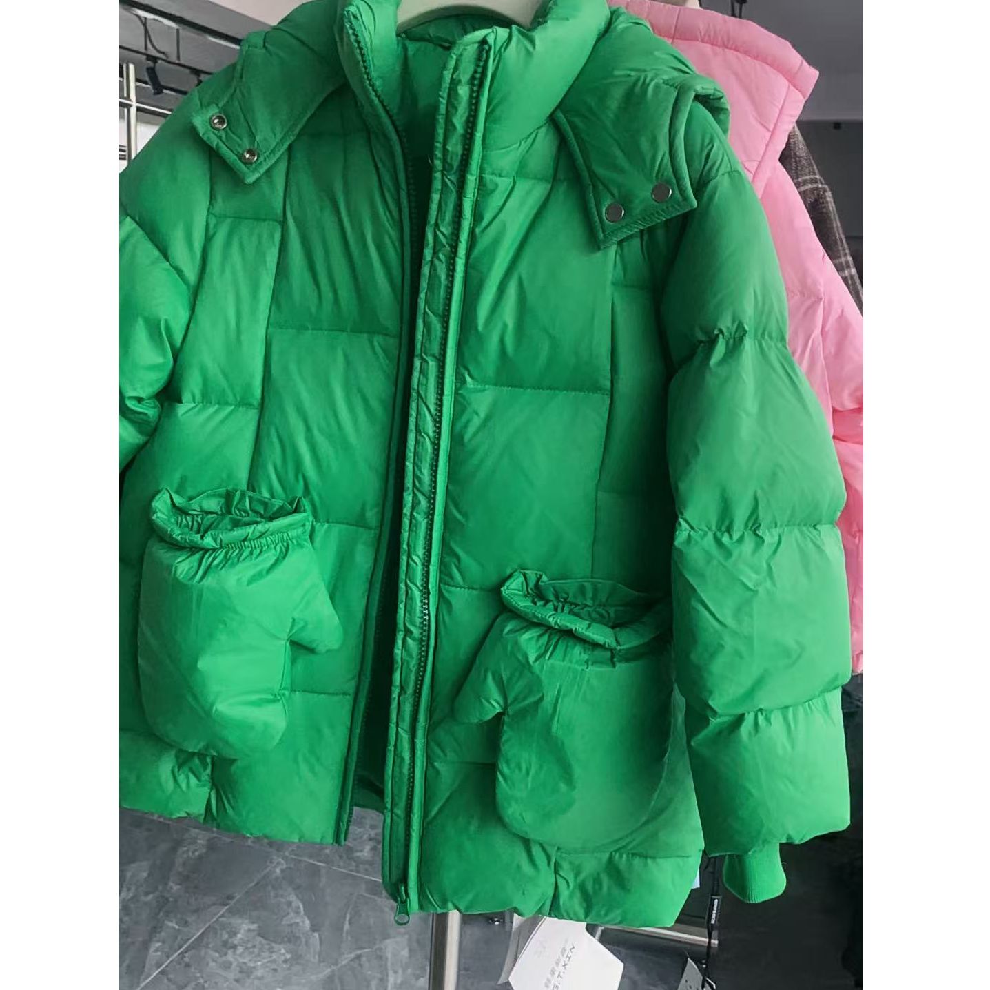 601007 韩版儿童休闲舒适洋气百搭时尚秋冬保暖羽绒服