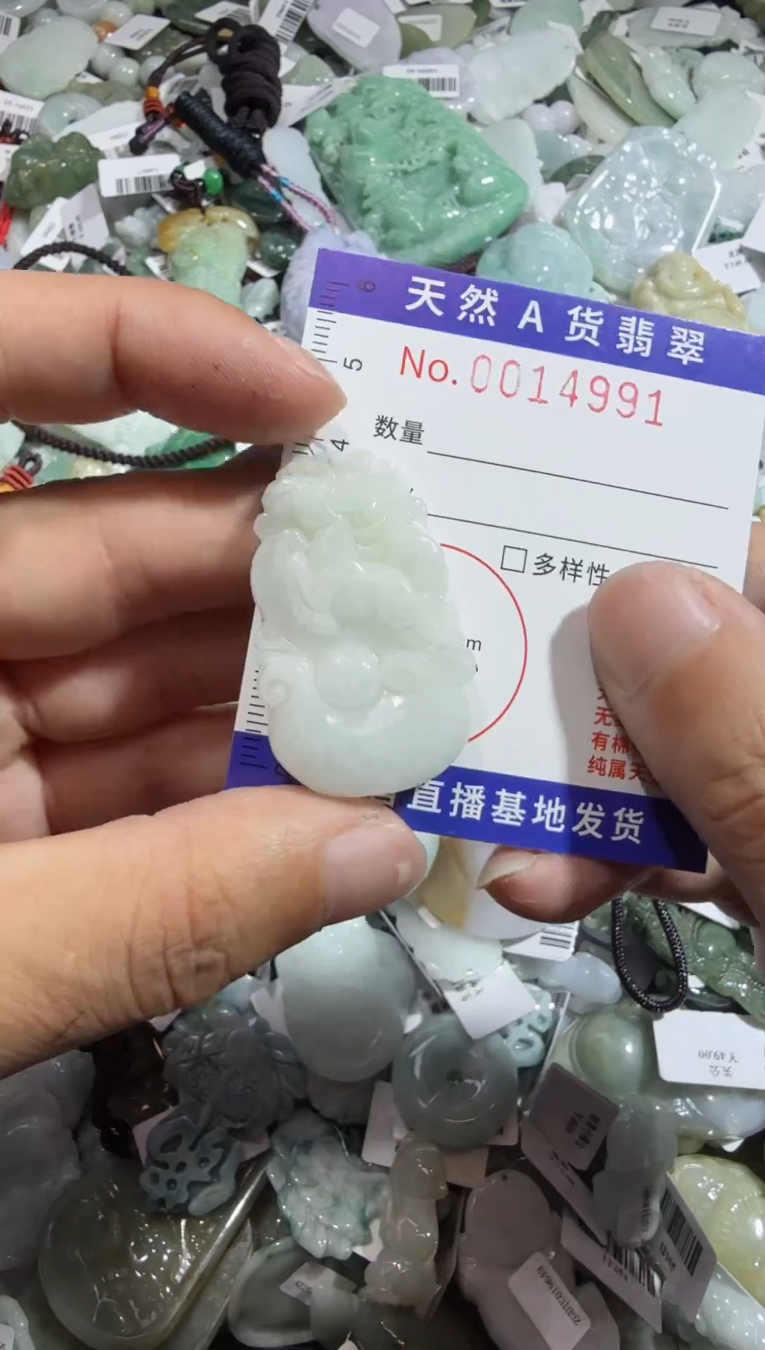 【闪购商品】翡翠颈饰未镶嵌00014991