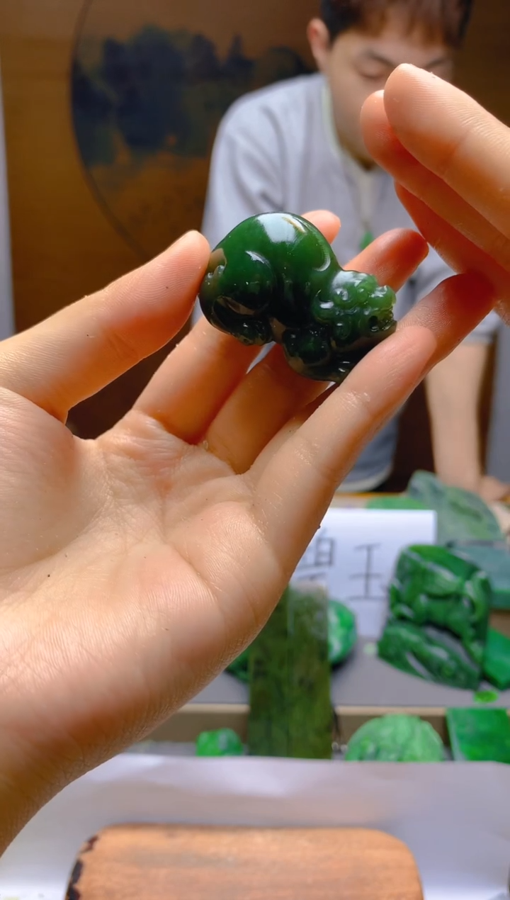 【闪购商品】和田玉（碧玉）把件未镶嵌1