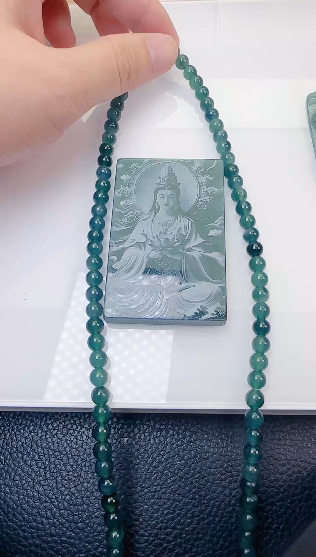 颈饰未镶嵌翡翠天然A货翡翠  多样性随机发其一