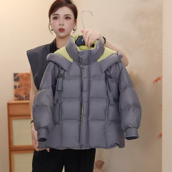 【晶】儿童羽绒服男女中大童连帽加厚中大童保暖韩版冬季洋气