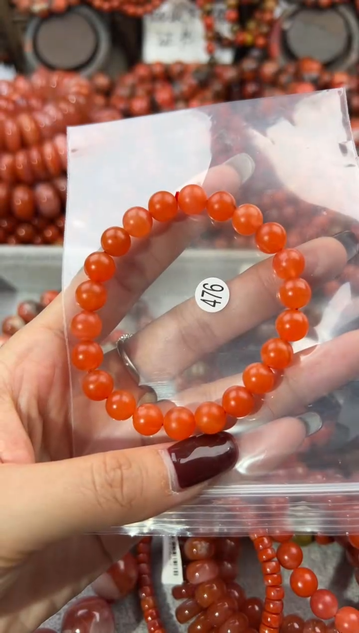 未镶嵌手串南红玛瑙8+