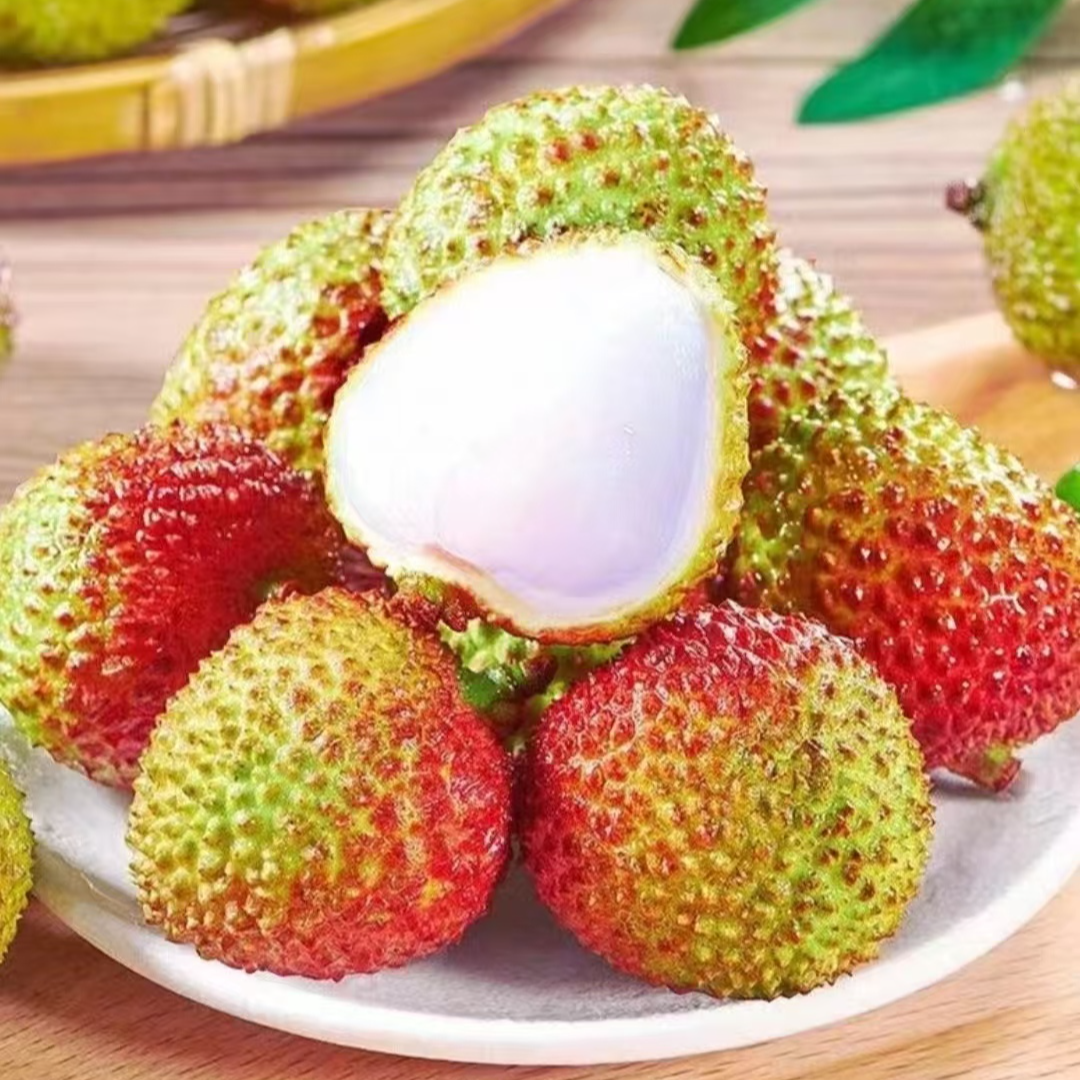 海南空运小核妃子笑荔枝   净重2-5斤 汁水充足 软糯甘甜 京东顺丰包邮g 坏果包赔新鲜辽宁省