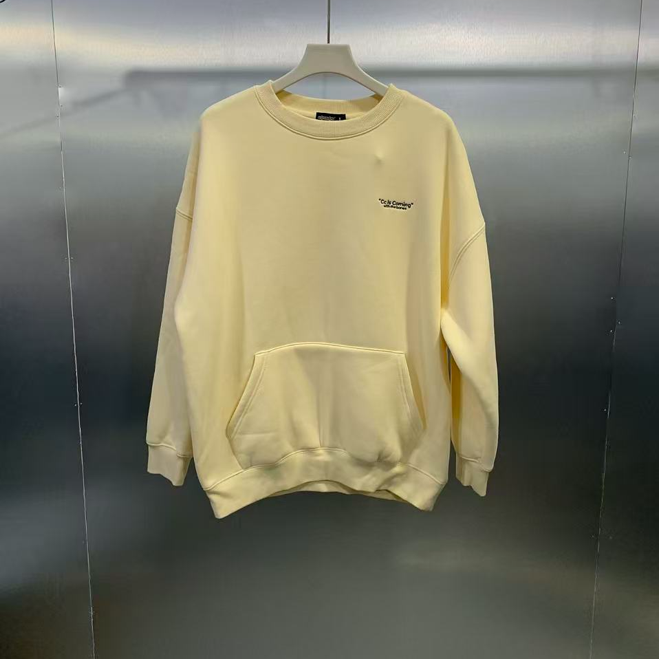 D01-101013-CCI（加绒）秋冬季后背小狗印花时尚圆领卫衣