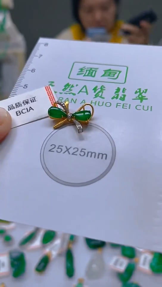 【闪购商品】翡翠颈饰18K金镶嵌新号开播，全场乱卖