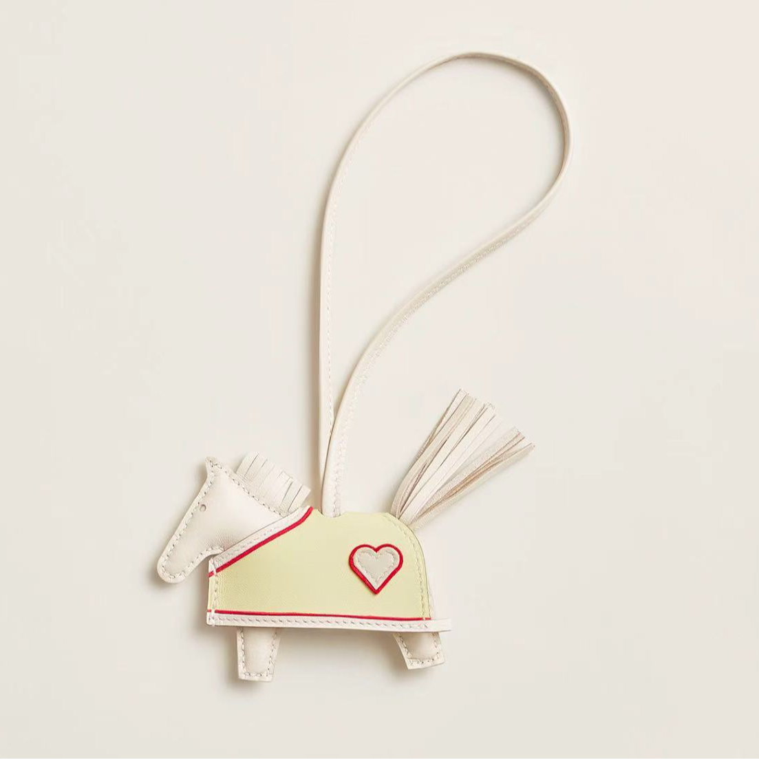 未使用 Hermes/爱马仕 Rodeo Coeur爱心小马挂件