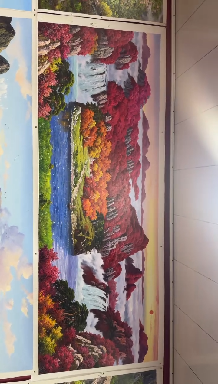 油画【127号】约2.2米丨朝鲜原创纯手绘孤品油画丨顺丰包邮 