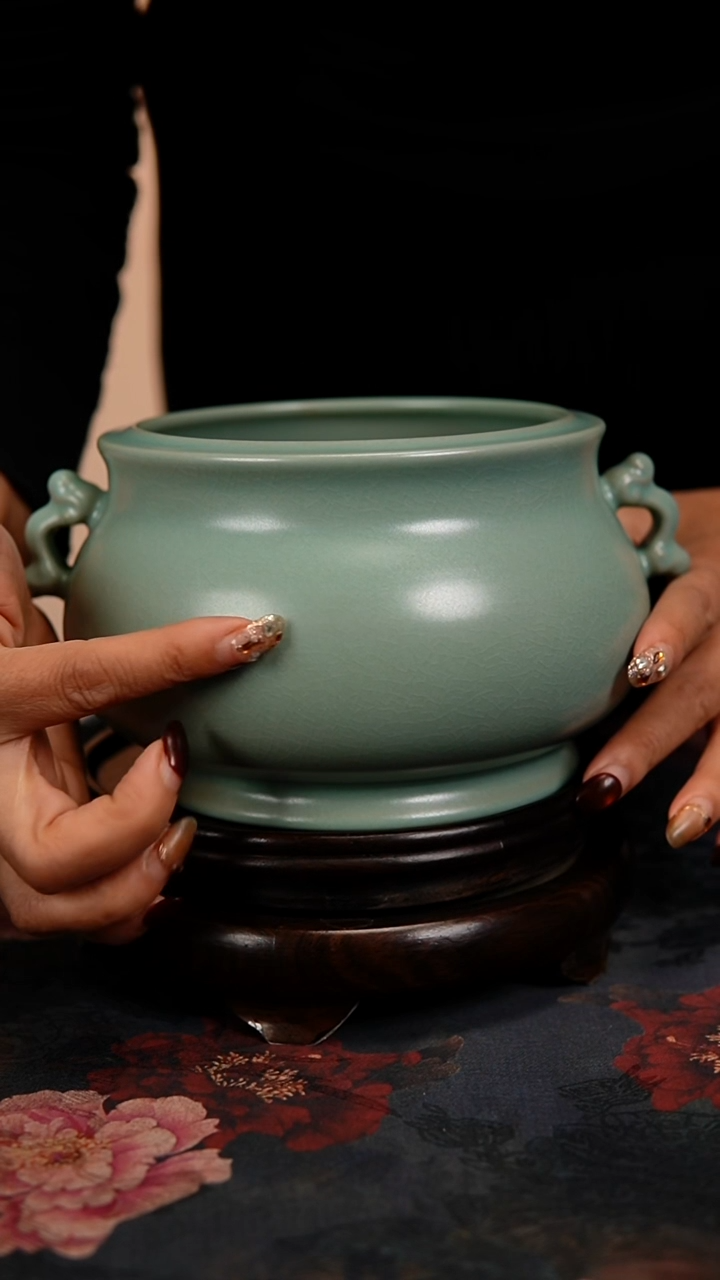 瓷片原产地原矿釉汝瓷