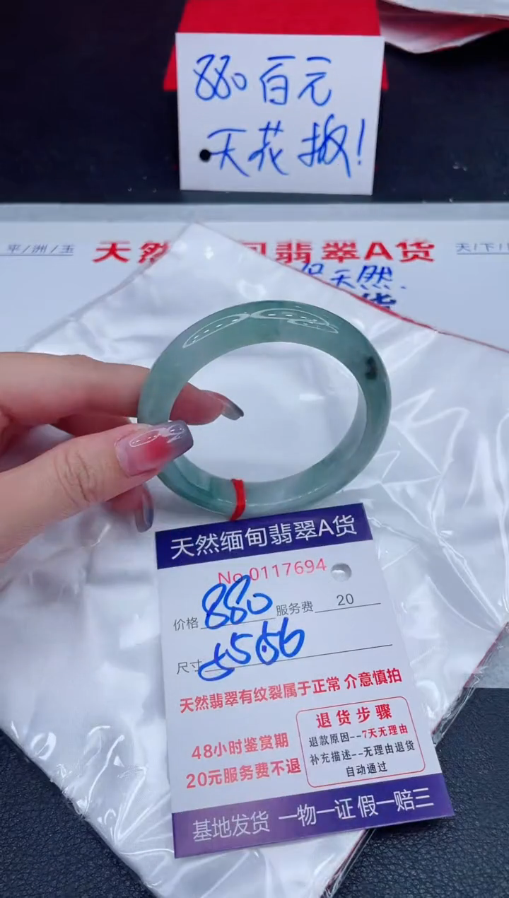 未镶嵌手镯翡翠880.00