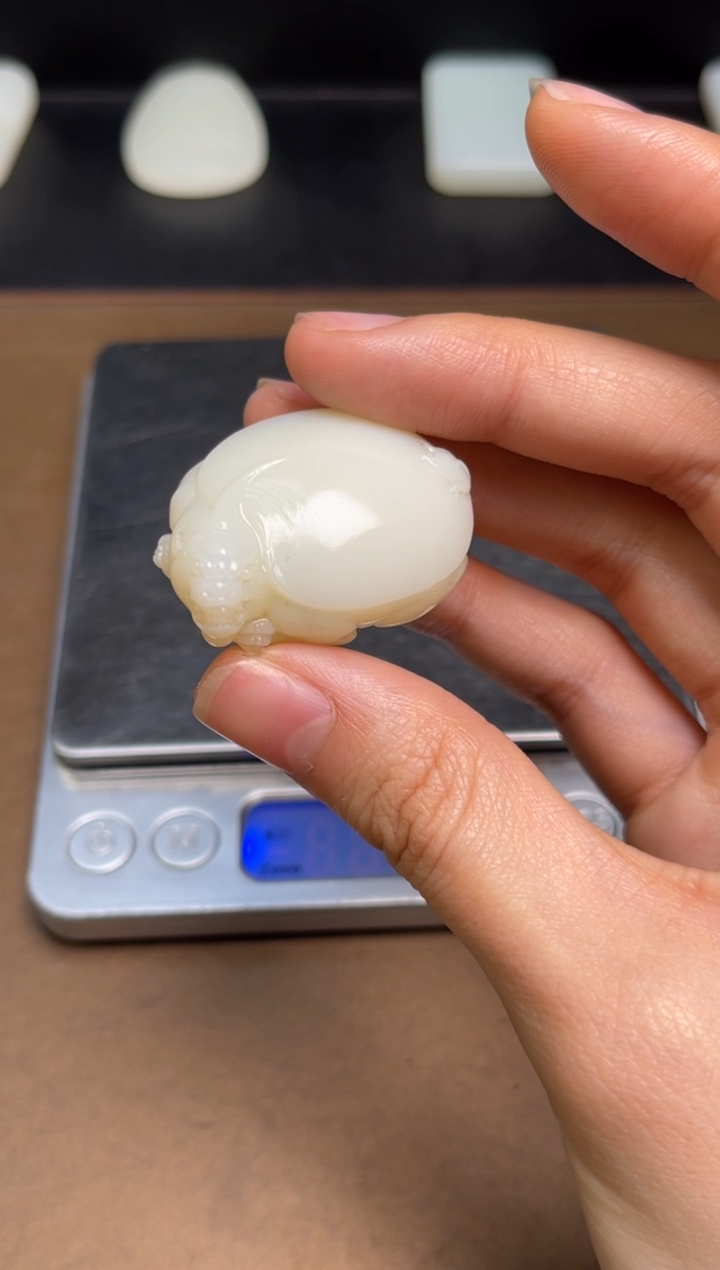 和田玉未镶嵌颈饰60