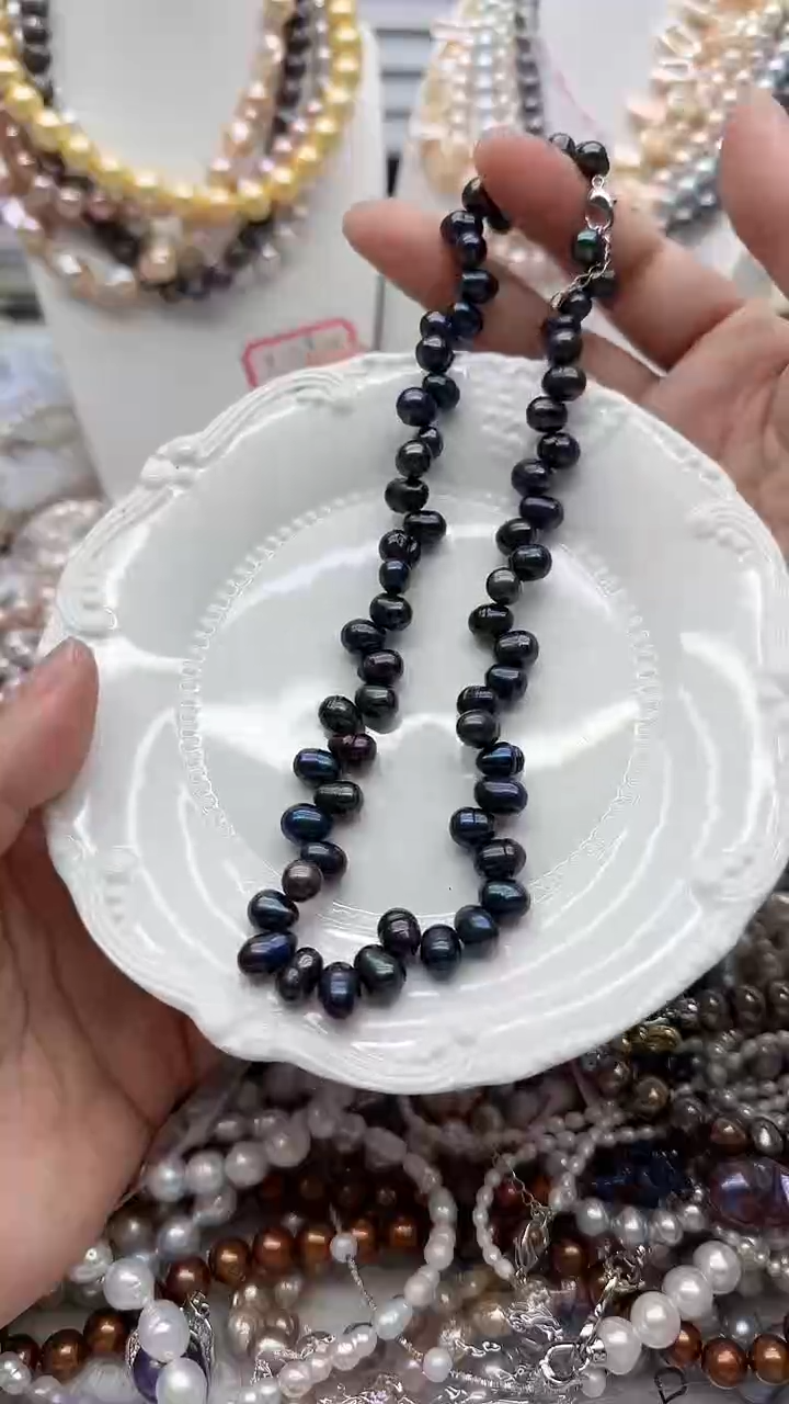 淡水珍珠未镶嵌套链4