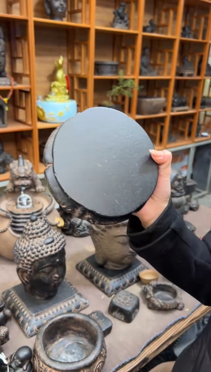 陶土【火山泥】金箍坛底座