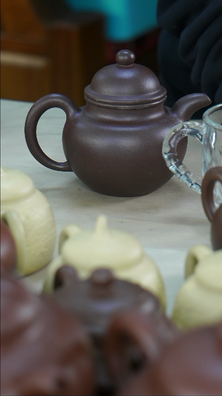 茶壶紫砂逆*行地槽清 多球 半手工