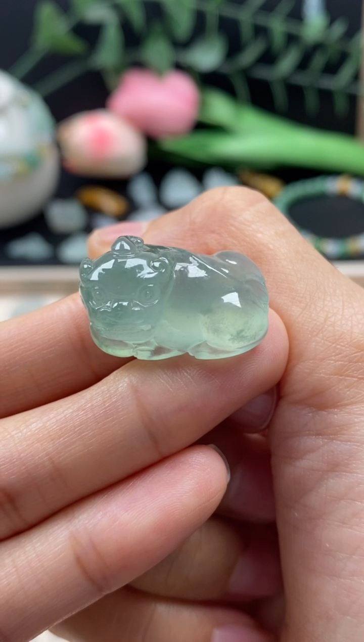 【闪购商品】翡翠颈饰未镶嵌翡翠冰晴貔貅