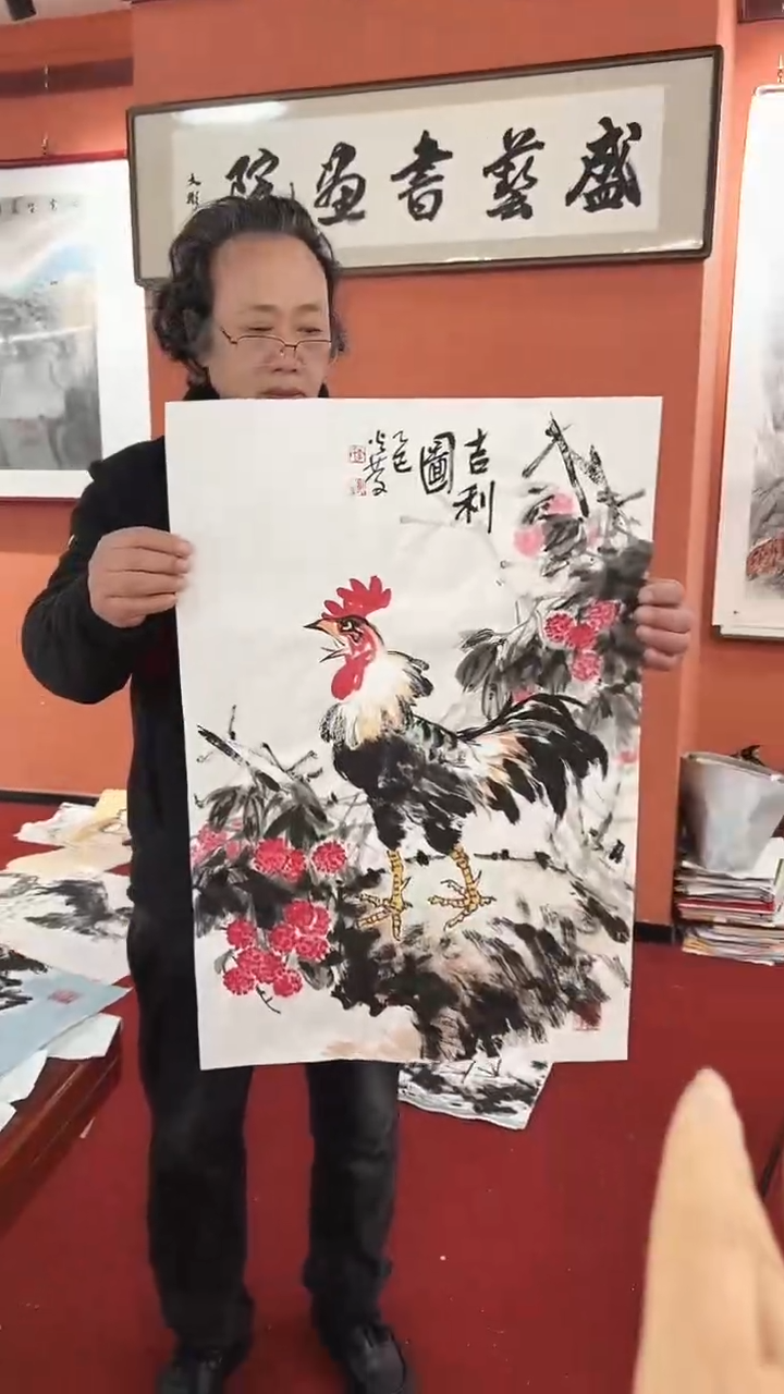 国画李火庆/国画/花鸟