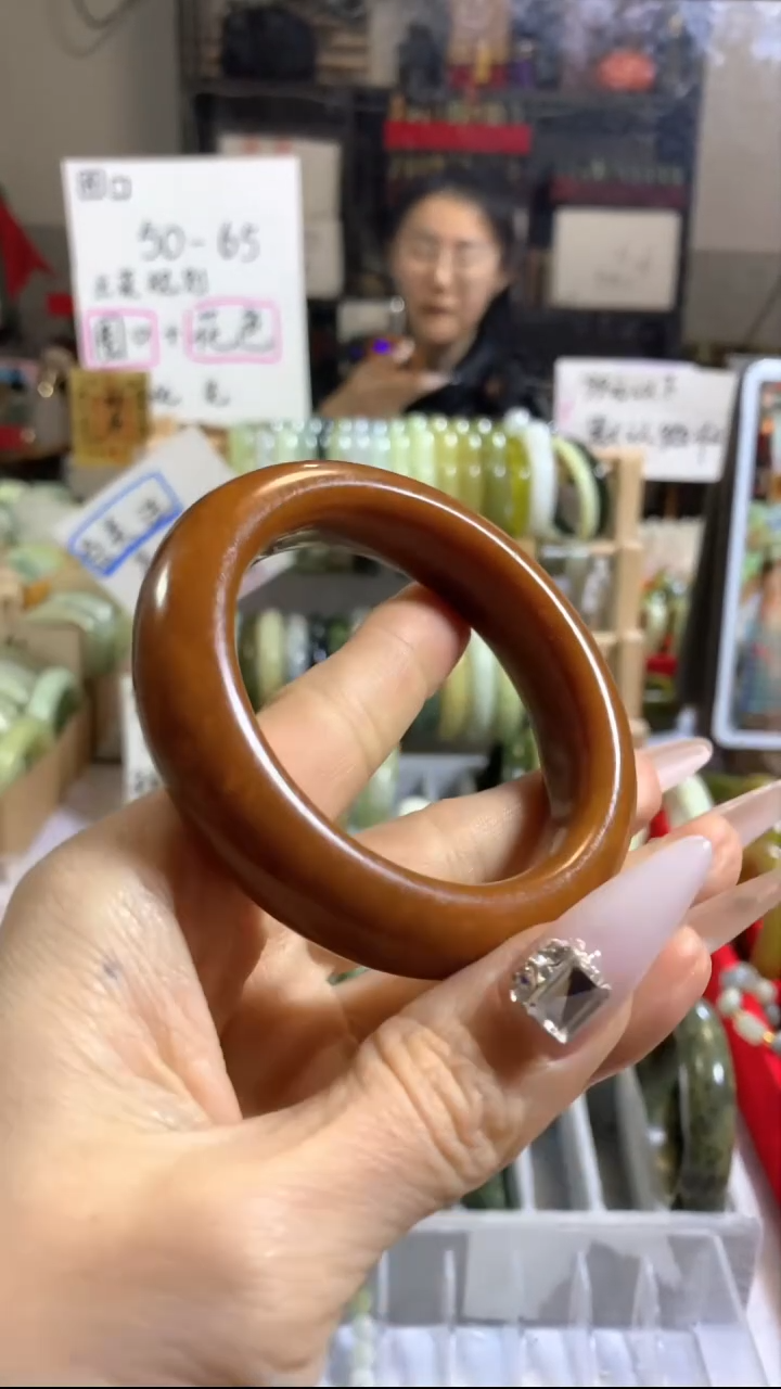 未镶嵌岫玉手镯33 54+