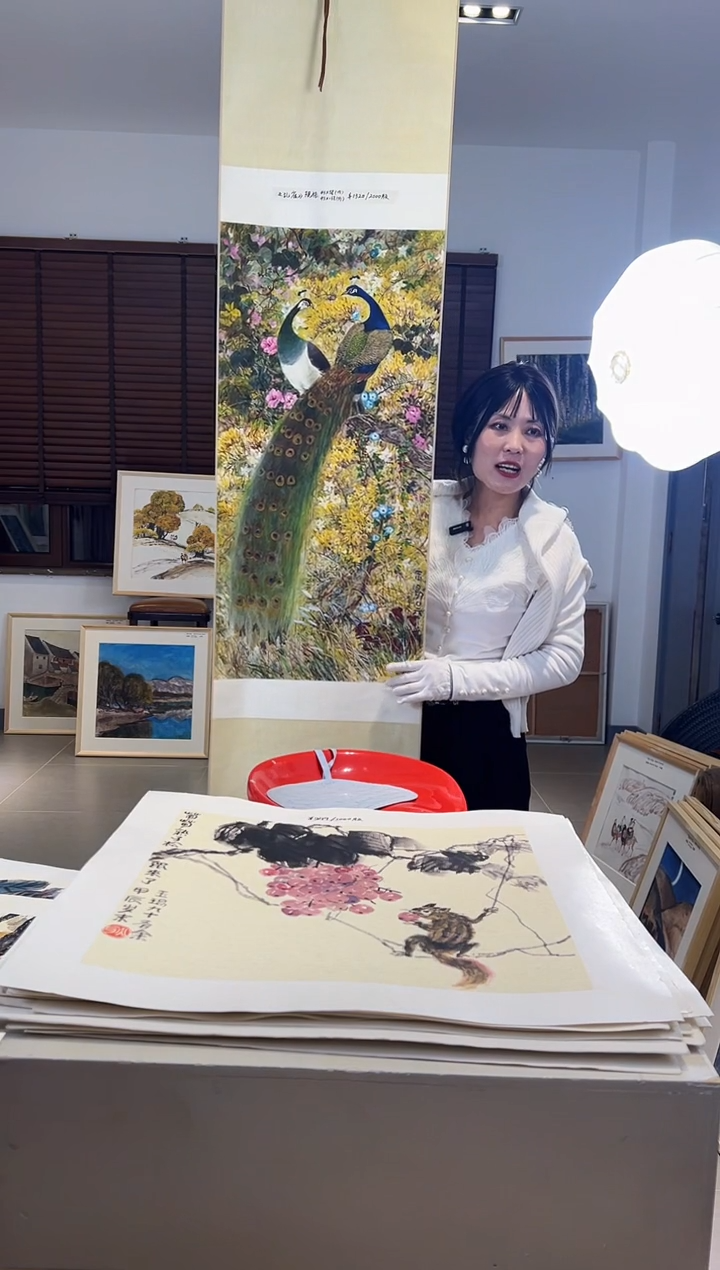 【闪购商品】版画耿玉琨限量作品亲签盖章版画S