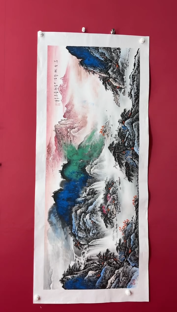 【闪购商品】国画吴-小六尺山水/无框/W