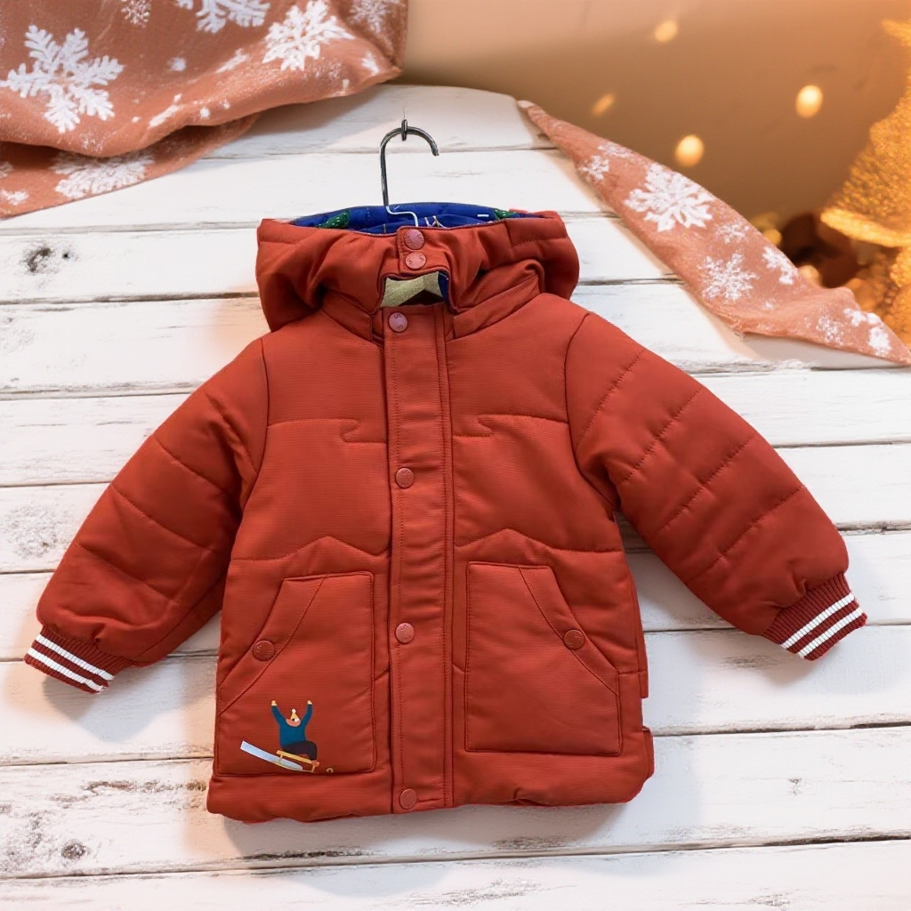 优儿宝贝1041611男童夹棉加厚棉袄独特洋气时髦童装炸街服装新款