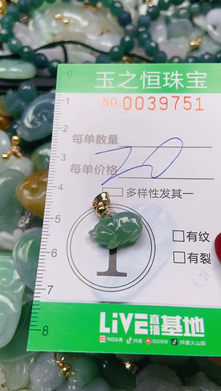 【闪购商品】翡翠颈饰未镶嵌闪购0039751