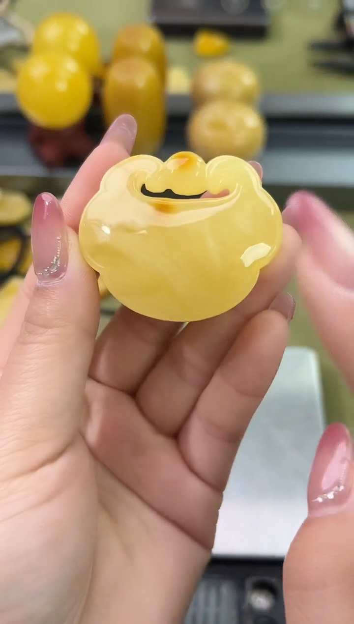 裸石琥珀未镶嵌天然琥珀蜜蜡吊坠