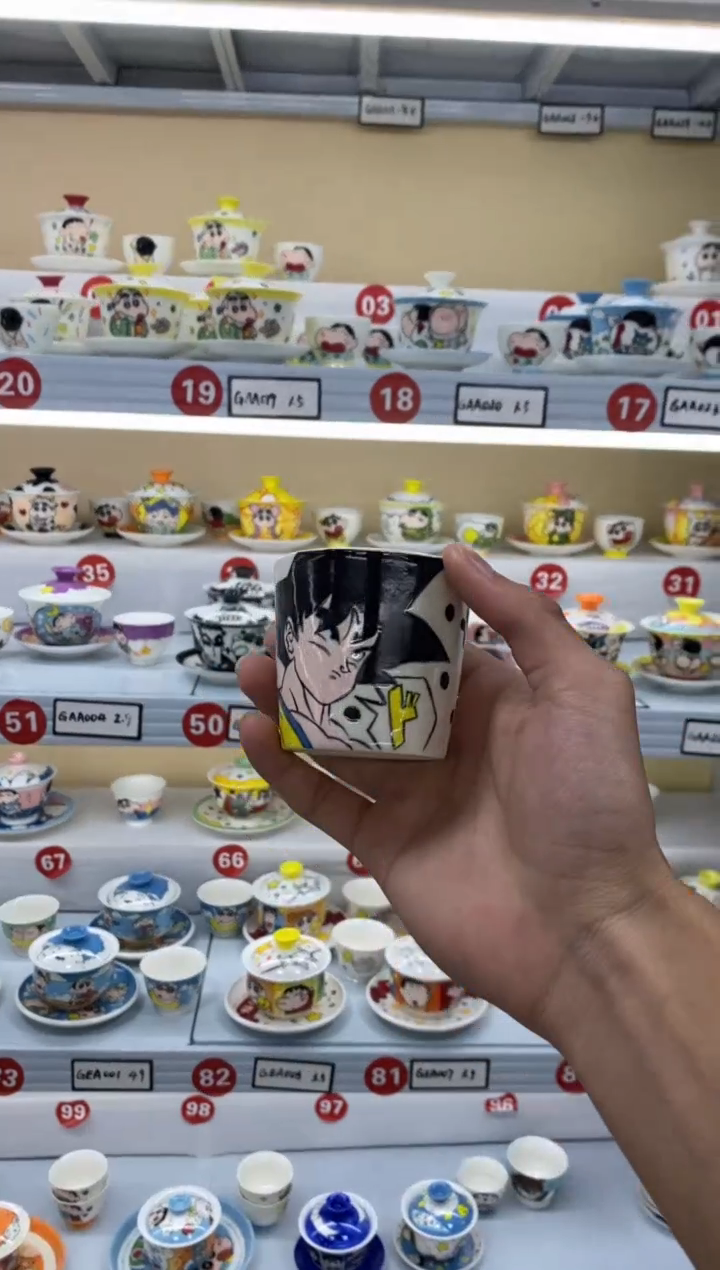 高温釉下彩纯手工手绘陶瓷