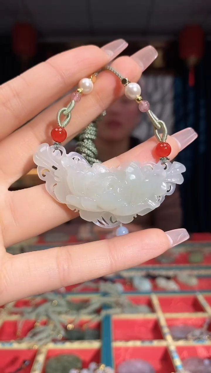 【闪购商品】和田玉颈饰未镶嵌锁骨链