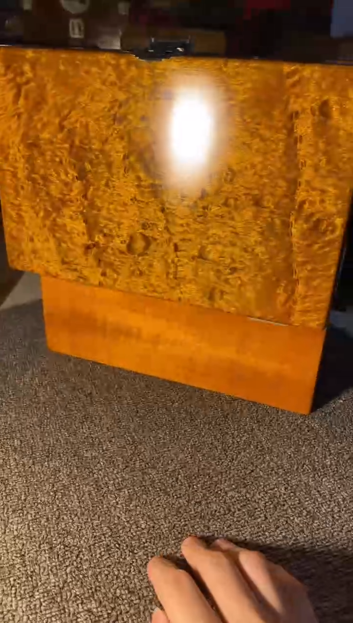 【闪购商品】金丝楠木艺金丝楠首饰盒F38