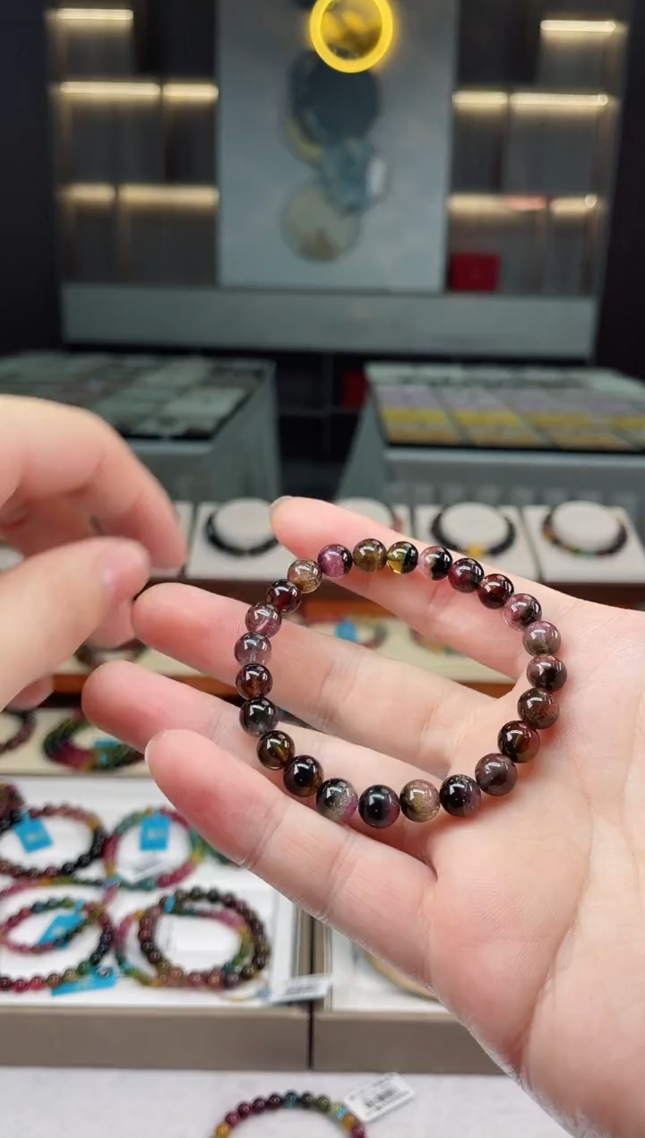【闪购商品】碧玺单圈手串未镶嵌（多样性发一条）Y