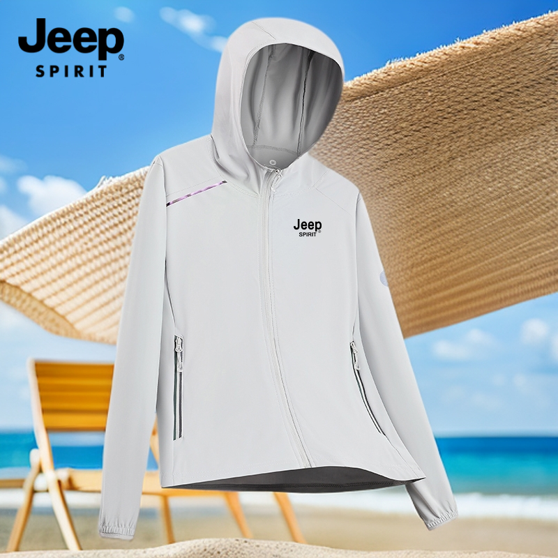 【官方】JEEPSPIRIT吉普爆款防晒衣冰丝户外防紫外线100%正品防晒衣