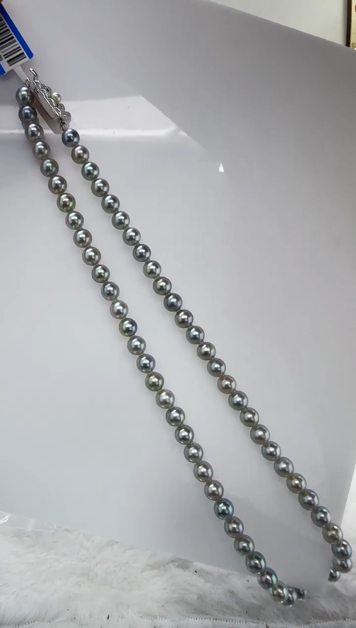 【闪购商品】海水珍珠DA未镶嵌t962 灰珠串