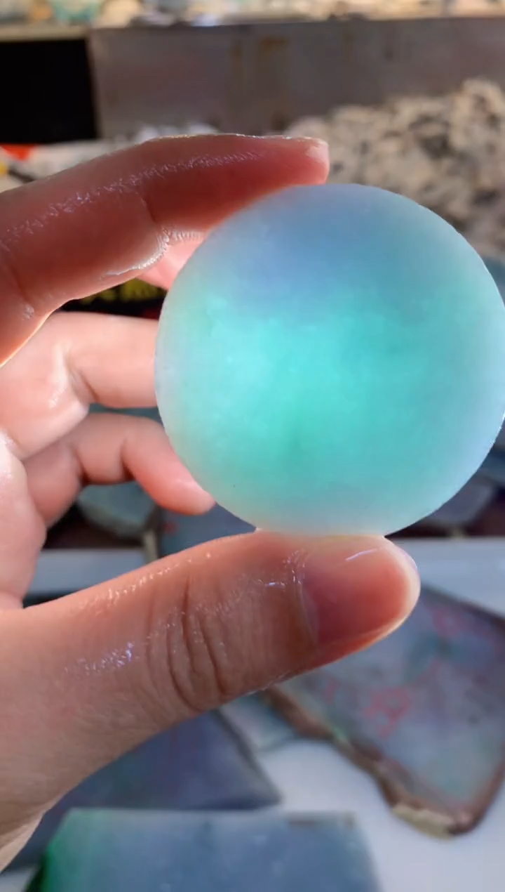 翡翠裸石0朗0翡翠珠宝787