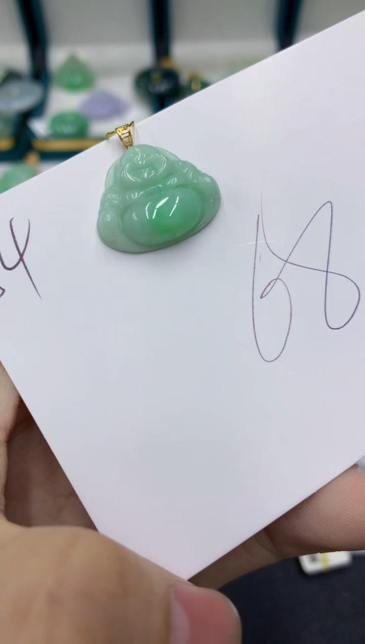 【闪购商品】翡翠颈饰18K金镶嵌号链接11111