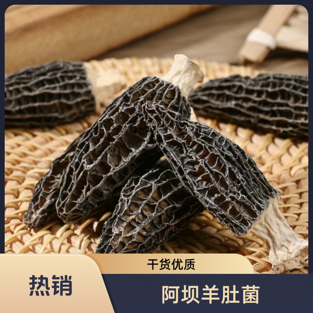 当季头茬羊肚菌（6-8）厘米精品羊肚菌 林下菌菇 肉质厚实煲汤佳品