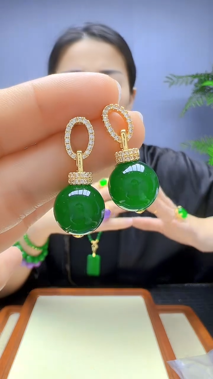 【闪购商品】翡翠颈饰14K金镶嵌颈饰