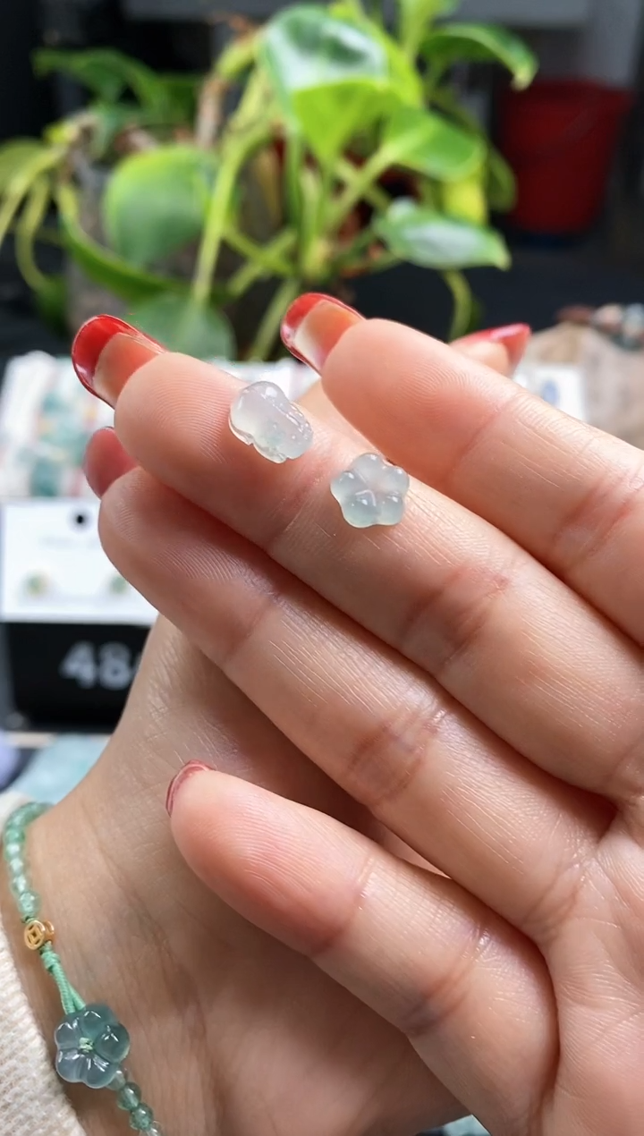 【闪购商品】翡翠散珠貔貅+小花