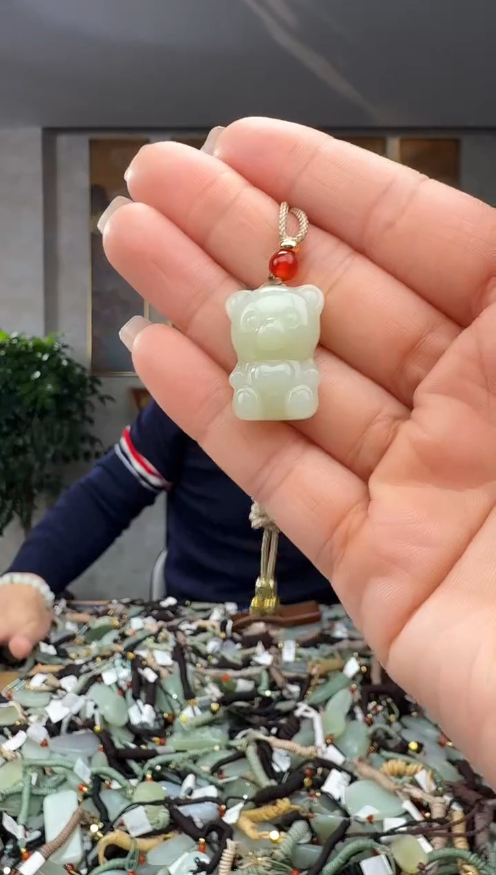 颈饰未镶嵌和田玉拍一发一多样性发货