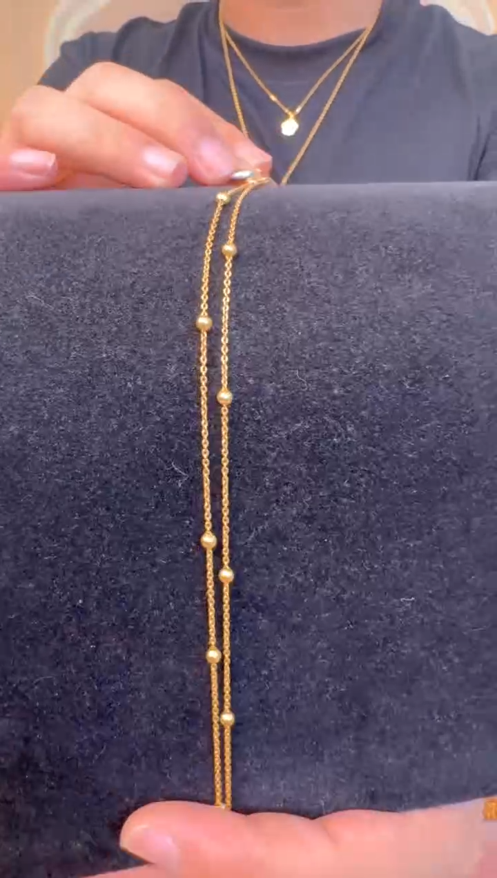闪o隔珠素链 45cm 2.15g（多样性发货）
