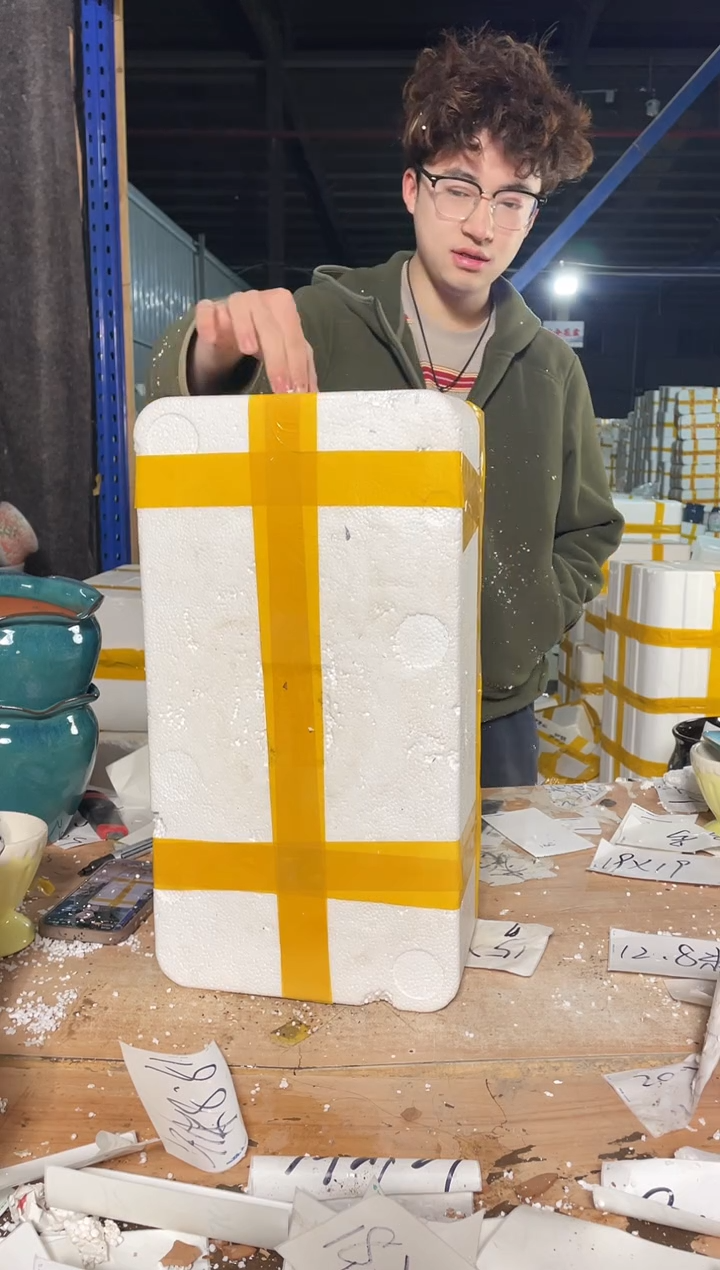 紫砂花盆宜兴紫砂粗陶花盆19.8/36